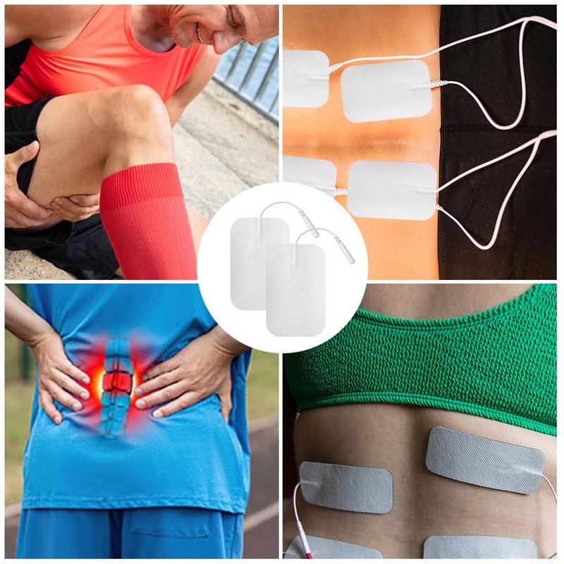 TENS Unit Electrode Pads 10PCS 60 x 90mm Self-Adhesive Replacement