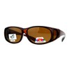 SA106 Polarized 55mm Fit Over OTG Oval Rectangular Sunglasses All