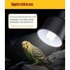 KINGYEENUO E27 Lampadina UVA UVB per Uccelli 2.4 UVB 20W