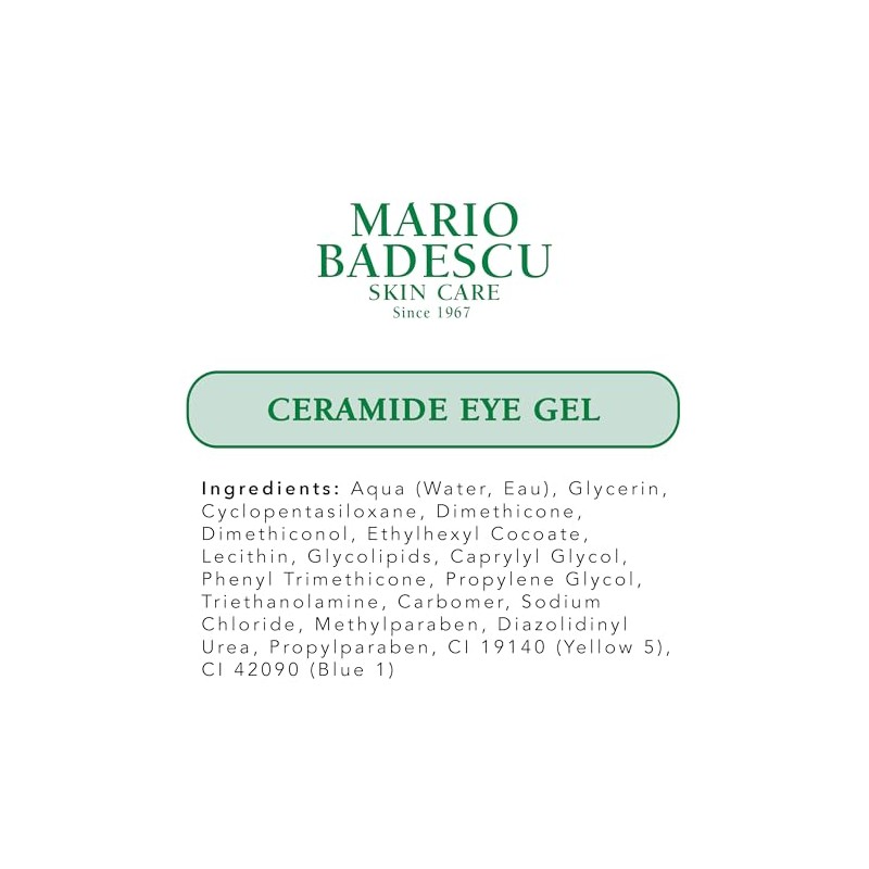 Ceramide Eye Gel by Mario Badescu for Women - 0.5