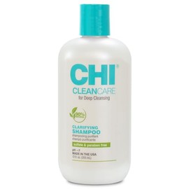 CHI CleanCare - Clarifying Shampoo 12 fl oz - Deeply Cleanses Hair and Scalp to Remove Build Up While Purifiying Hair and Restoring Moisture to Keep Hair Refreshed