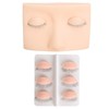 Eyelash Extension Mannequin Head Set Lash Extension Practice Face with