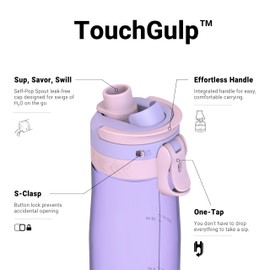 Super Sparrow Tritan Water Bottle, 750 ml, BPA-Free, Ideal Sports Bottle, One-Click Quick Flow TapSwig Drinking Bottle, Lightweight, Sustainable