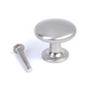 BSM Marketing Kitchen Cupboard Drawer Door Handle Knob Chrome/Brushed Nickel/Black/Pewter