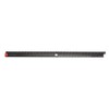 Haosie 0-300mm Metal Ruler, Ruler 30cm, Black Foldable Ruler, 90°Aluminum