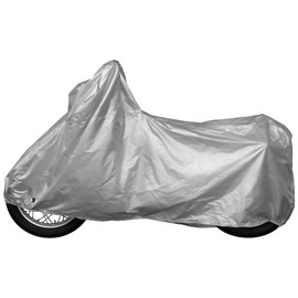 INFIMO IMA91103 Taffeta Bike Cover with Keyhole Lightweight and Easy to Handle, Simple Cover, Silver, L Size