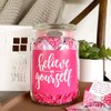 KindNotes Glass Keepsake Gift Jar with Away to College Messages