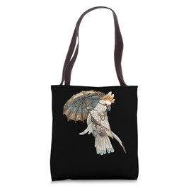 Umbrella Cockatoo Steampunk Tote Bag
