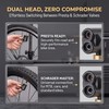 2 Pack Locking Presta Schrader Air Chuck, Dual Head Tire