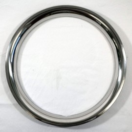 Upgrade Your Auto Set of Four 14' SS 1 1/2' Deep Wheel Trim Rings (Stainless Steel Retention)