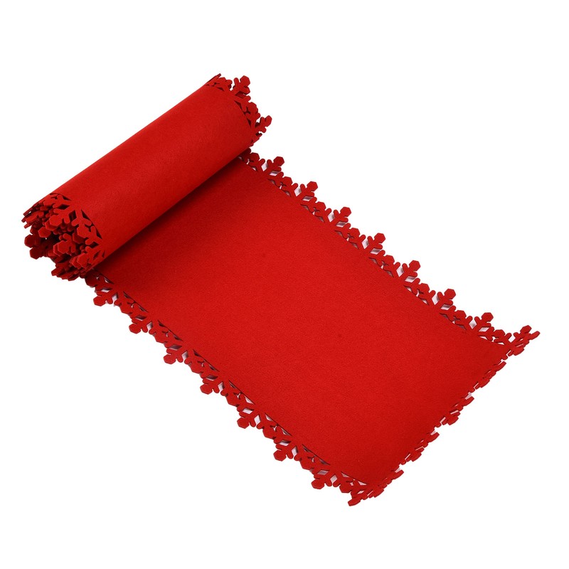 Christmas Table Runner Placemat Heat Protection Water Absorption Felt Table