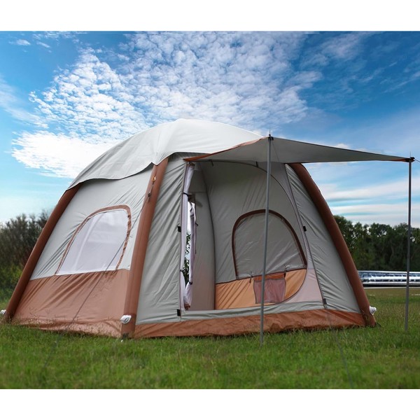 Umbalir Upgrade Inflatable Camping Tent with Pump, Easy Setup 4