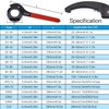 Mdvora Coilover Spanner Wrench Set, 4pcs, Alloy Steel, Rubber
