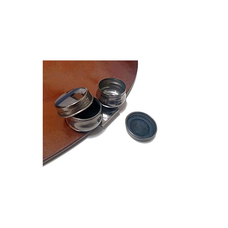 Studio 22 Artists Stainless Steel Double Dipper for Paint, Mediums,
