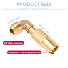 SISABAMA 3/8" Propane Elbow Adapter for Blackstone Low Pressure Male