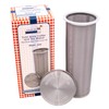 64oz Half Gallon Cold Brew Coffee and Tea Maker Stainless