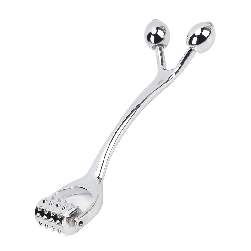 Face Roller Massager Zinc Alloy Deep Tissue Massage Multifunction Comfortable