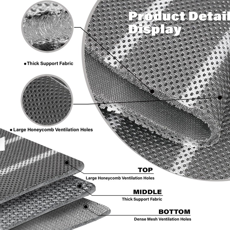 Aire-Flow Mattress Underlay with Breathable Mesh Fiber for RV Bed,