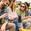 Vacuum Insulated Water Bottle Thermo Water Flask with Cup 680ml/23oz