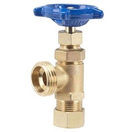 B&K 46610 0.75 x 0.75 in. FIP x MHT Homewerks Brass Boiler Drain Valve