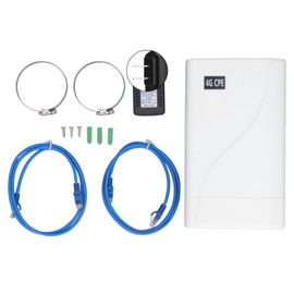 4G LTE Wireless Router Professional Waterproof Outdoor 300Mbps WIFI 4G LTE Wireless Router with SIM Card Slot for South America Version 100‑240V US Plug