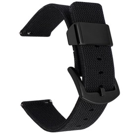 Aoeiwv Elastic Fabric Nylon Watch Band 18mm 20mm 22mm 24mm Quick Release Waterproof Military Watch Straps Premium Nylon Elastic Replacement Band Strap for Men Women