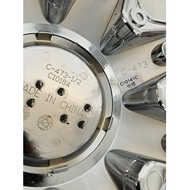 Ion Alloy Wheels C10141C C10184 C-473 Chrome Wheel Center Cap