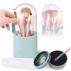 Kalevel Cosmetic Brush Holder Organizer Dustproof Container Makeup Color Removal