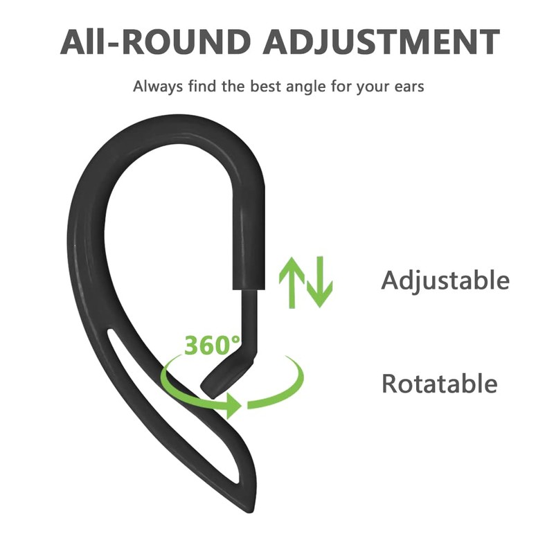 Ear Hooks Compatible with AirPods 3rd Generation [Multi-Dimensional Adjustable] YINVA