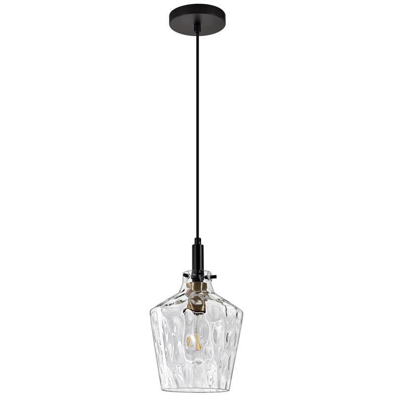 Vaziden Modern Hammered Glass Pendant Lighting for Kitchen Island 1