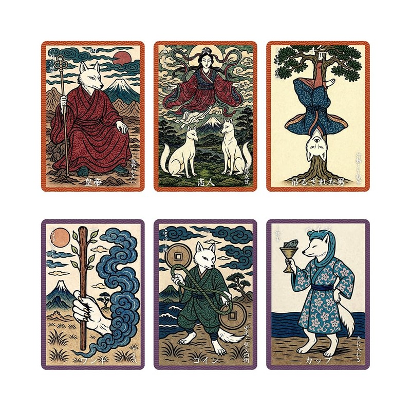 Japanese Rice TAROT | Lotus | 78 Cards (Genuine Product)