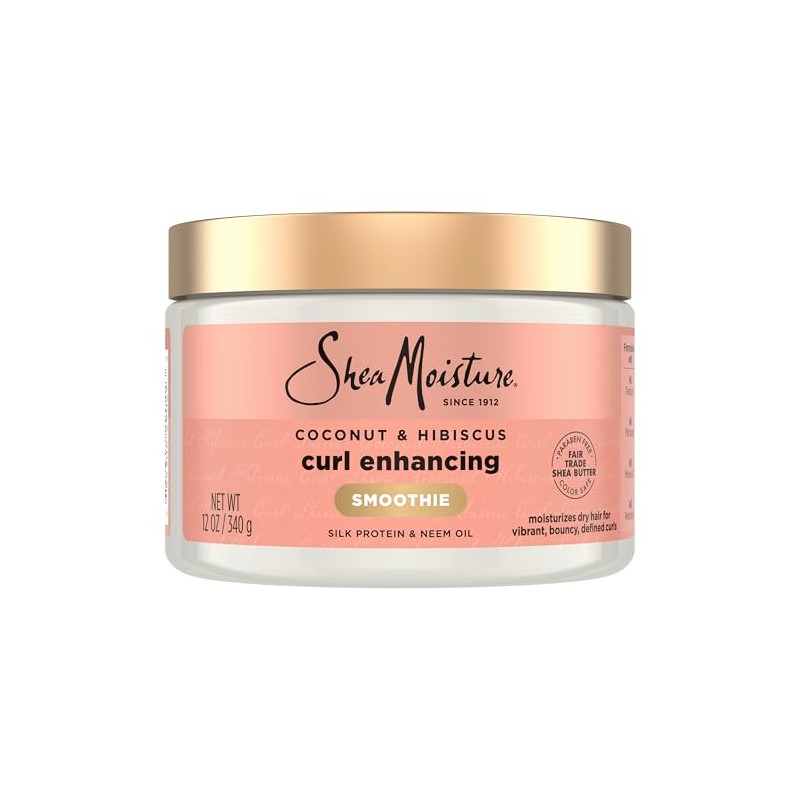 SheaMoisture Coconut & Hibiscus Curl Enhancing Smoothie, 12 Ounce