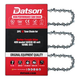16" Chainsaw Saw Chain for Harbor Freight Atlas 40V model 56938 40 volt 164ML-041 fit TORO 51850