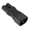 3PCS Comb Power Adapter IEC320 C14 to C15 PVC and