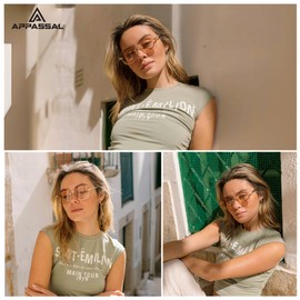 Appassal Oversized Snake Sunglasses for Women Men Large Rectangular Y2K 90s Glasses Sunnies AP3687,Light Gold/Light Brown