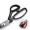 Left-Handed Fabric Sewing Scissors, 10 Inch Dressmaking Taior's Shears-Electroplated Finishing