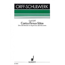 Cantus-firmus-Sätze: 10 alte Melodien. mixed choir/women's choir/men's choir a cappella or with instruments ad libitum. Partition vocale/chorale et instrumentale.