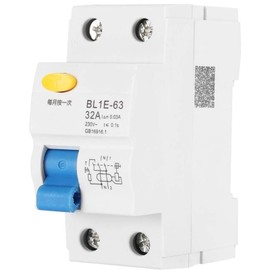 Jadeshay RCCB Residual Current Circuit Breaker 30mA 1P+N Circuit Breaker 32A AC110-240V BL1E-63