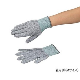 Azul Cut Resistant Gloves, Level 5, No Coat, White, S Size