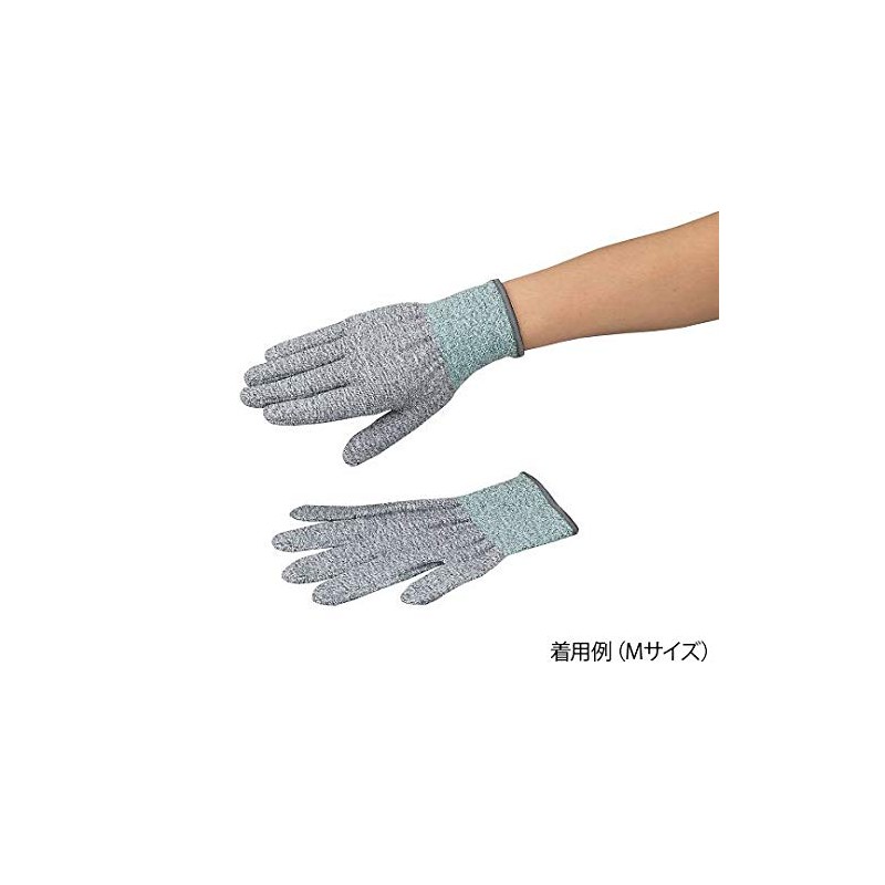 Azul Cut Resistant Gloves, Level 5, No Coat, White, S