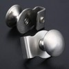 Hicello 2PCS Glass Door Pull Handle/Clamp/Clips for Glass 5-8mm Showcase