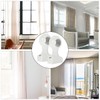 2pcs Heavy Duty Wooden Curtain Rod Brackets Wood Holders for