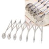 7 Wheel Pastry Cutter Roller Stainless Steel Multifunction Adjustable Width
