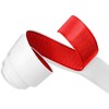 1 Inch Wide Red Hook and Loop Adhesive Tape -