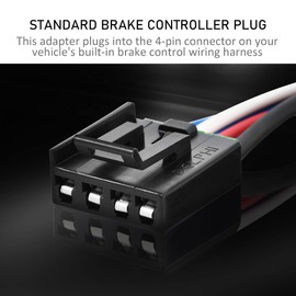 Oyviny 3020-P Brake Control Wiring Adapter for Dodge Ram 1995-2009/ Dodge Dakota 1997-2011/Dodge Durango 1998-2009 Plug-in Adapter for Brake Controllers