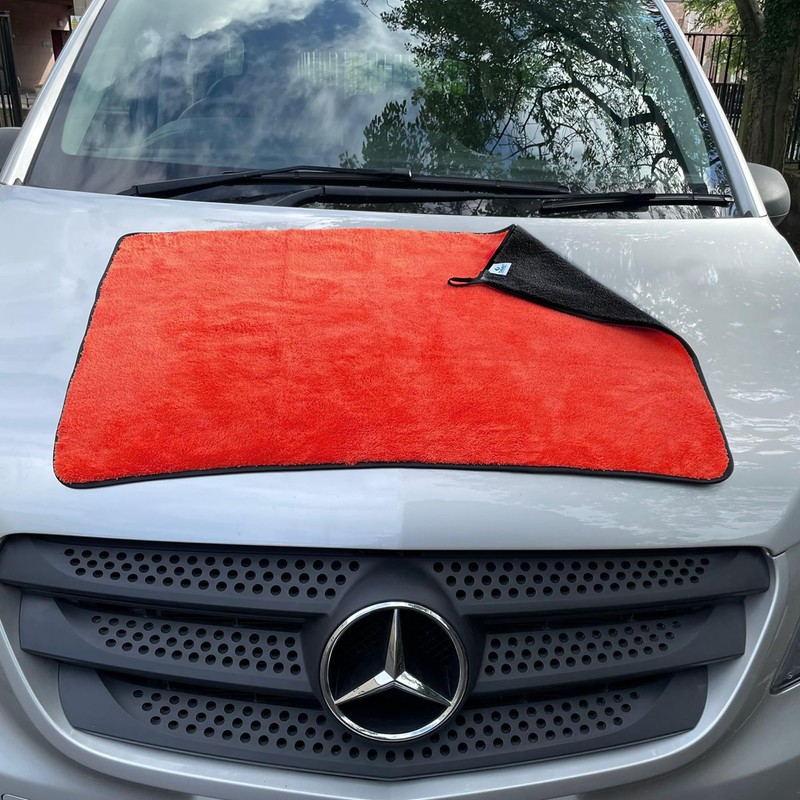 Towelogy Microfibre Car Drying Towel Extra Large 800GSM Dual Sided