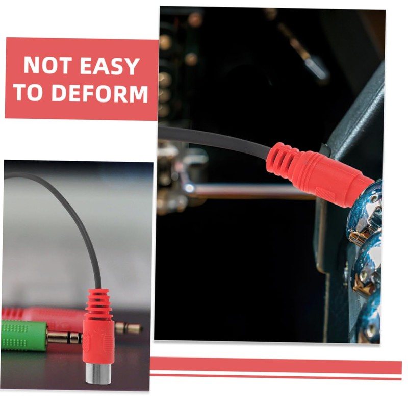 BESPORTBLE 2Pcs Audio Adapter Cable Midi Pin Connector Versatile Audio
