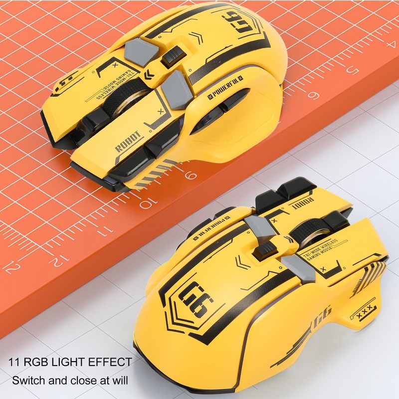 Gaming Mouse 2.4G Wired Bluetooth 3 Mode 5 Adjustable DPI