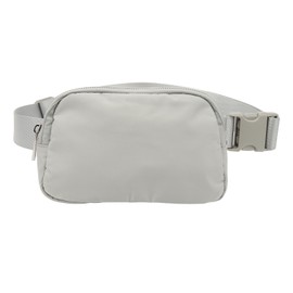 Sports Waist Belt Pouch Large Capacity Adjusting Sporting Waist Belt Bag for Travelling 60‑120CM Gray