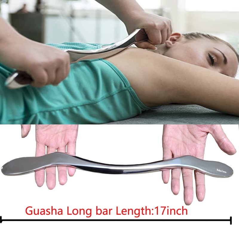 Robulove Stainless Steel Gua Sha Muscle Scraper Tool Set IASTM